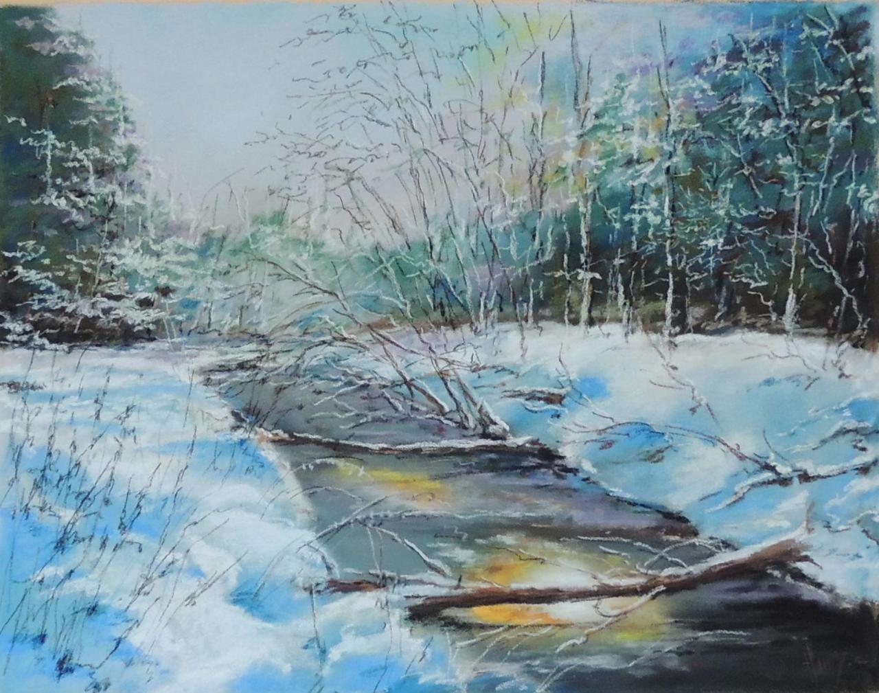 2016, La rivière gelée, Englesqueville